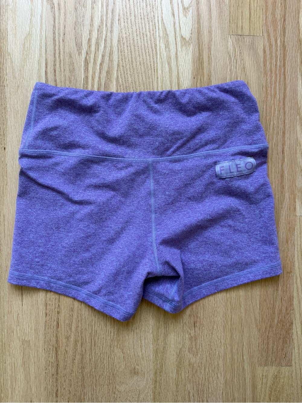 FLEO Limited Edition Barbell Box Shorts Purple Heather Medium - Picture 3 of 5